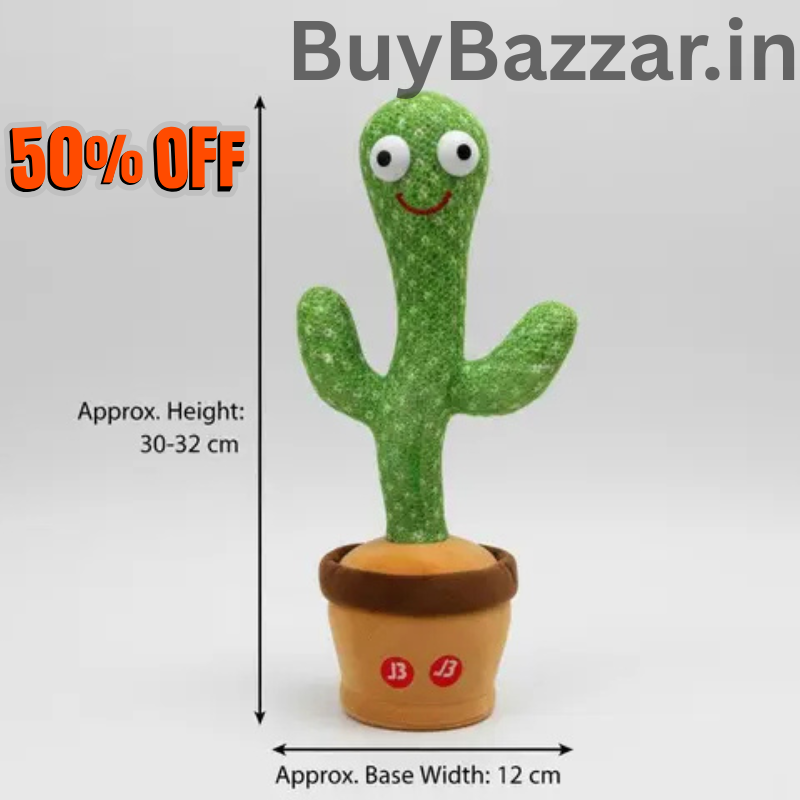 LED Musical Dancing & Talking Cactus Toy