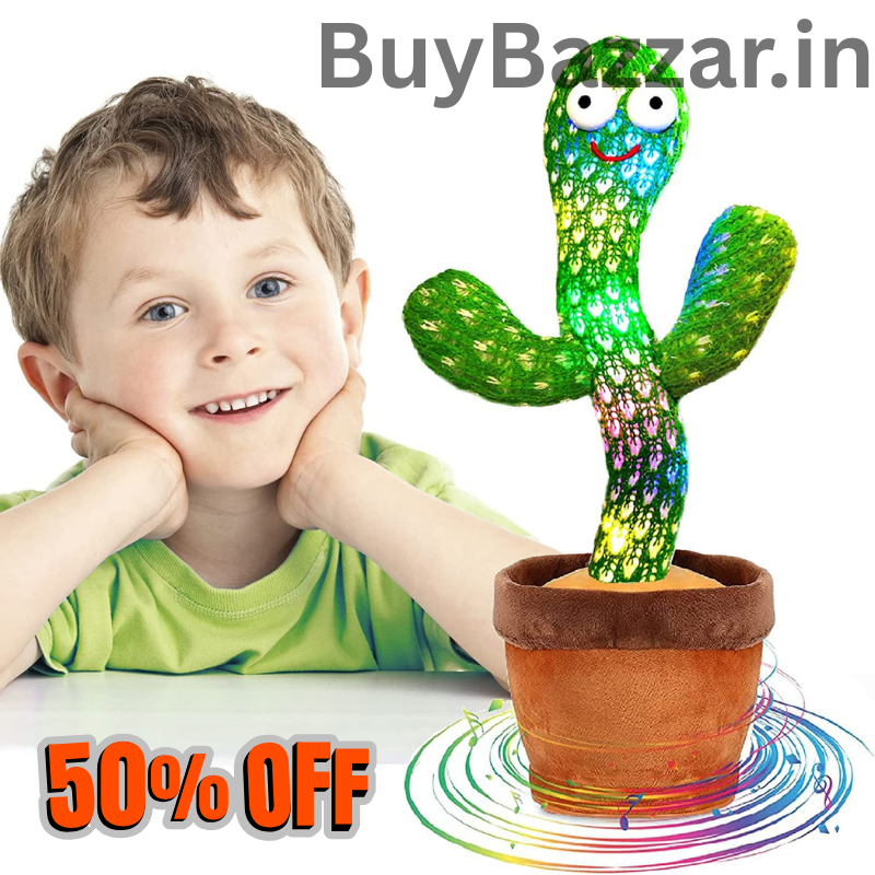 LED Musical Dancing & Talking Cactus Toy