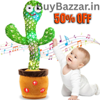 LED Musical Dancing & Talking Cactus Toy