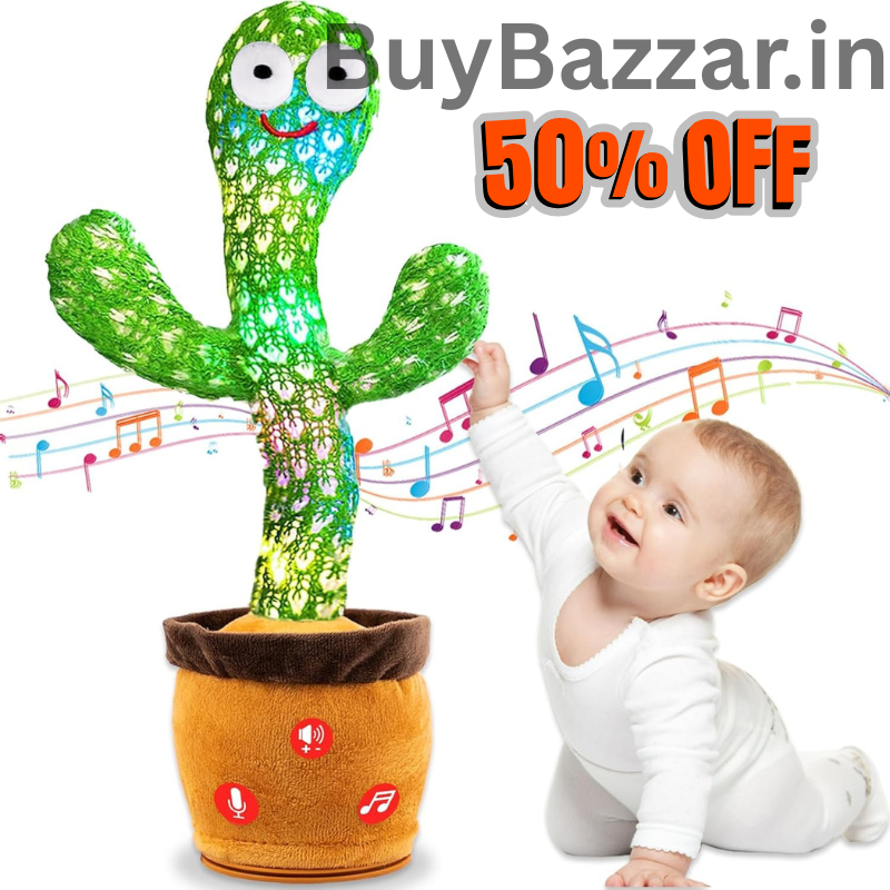 LED Musical Dancing & Talking Cactus Toy