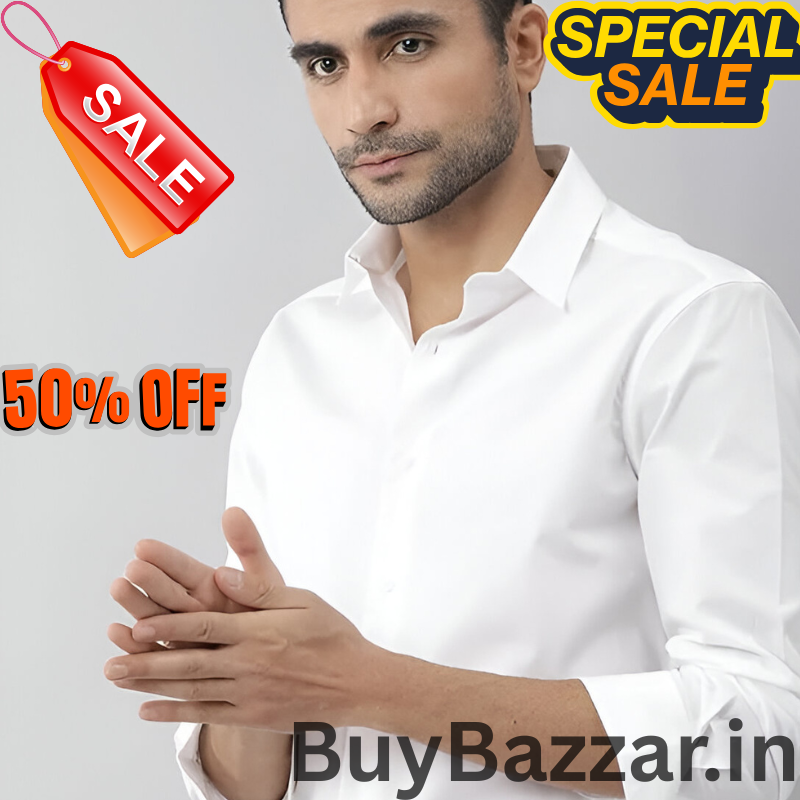 Men Regular Fit I'm Peace Printed Casual Shirt