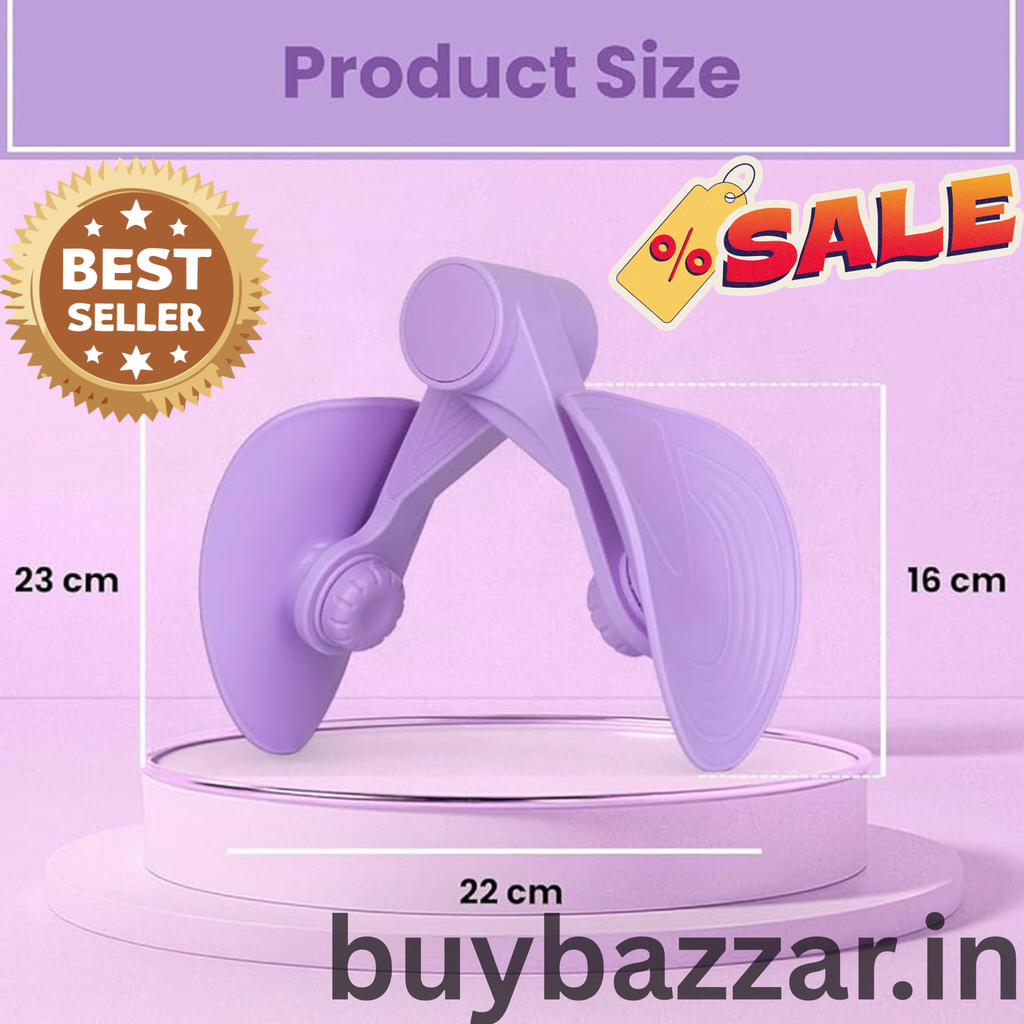 Thigh Master - Thigh and Pelvic Floor Trainer, Portable Pilates Equipment for Weight Loss and Toning