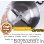 Grinder Household Mini Stainless Steel Electric Herb Pulverizer Four Edged B 150W High Power Ultrafine Coffee Triturator